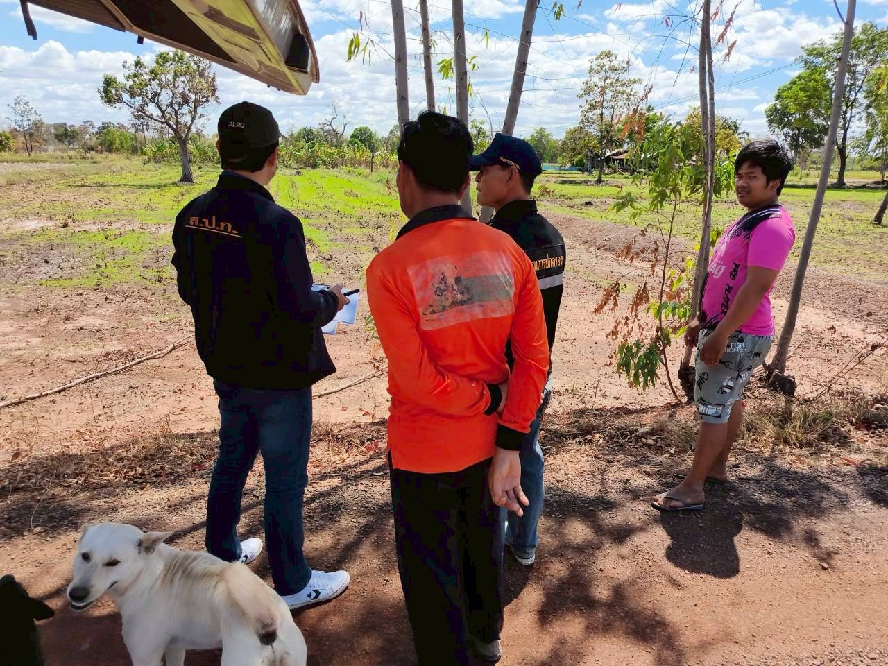 title - วันที่ 10-11 มีนาคม 2569 นายทินกร เพียภูเขียว ปฏิรูปที่ดินจังหวัดอุบลราชธานี มอบหมายให้เจ้าหน้าที่ ส.ป.ก.อุบลราชธานี ลงพื้นที่ ตำบลตบหู ตำบลบัวงาม อำเภอเดชอุดม และตำบลโพนเมือง อำเภอเหล่าเสือโก้ก ตรวจพบจุดความร้อนและพบการเผาในเขตปฏิรูปที่ดิน